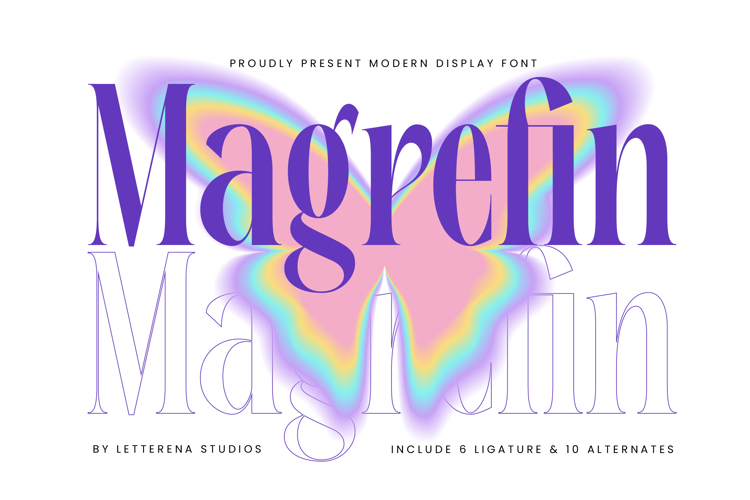 Magrefin VERSION Font