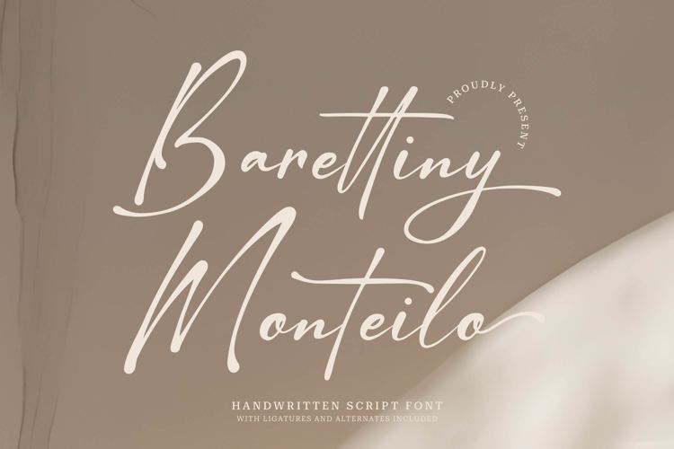 Barettiny Monteilo Font