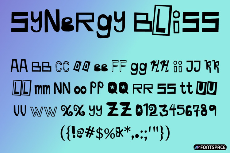 Preview of Synergy Bliss Font