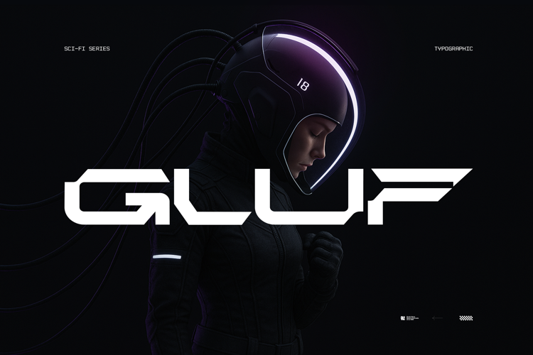 Preview of Gluf Font