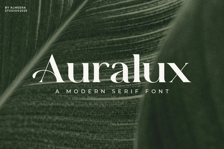 Preview of Auralux Font