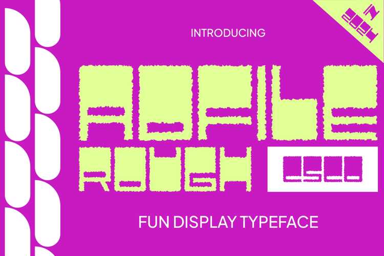 Adfile Rough Font