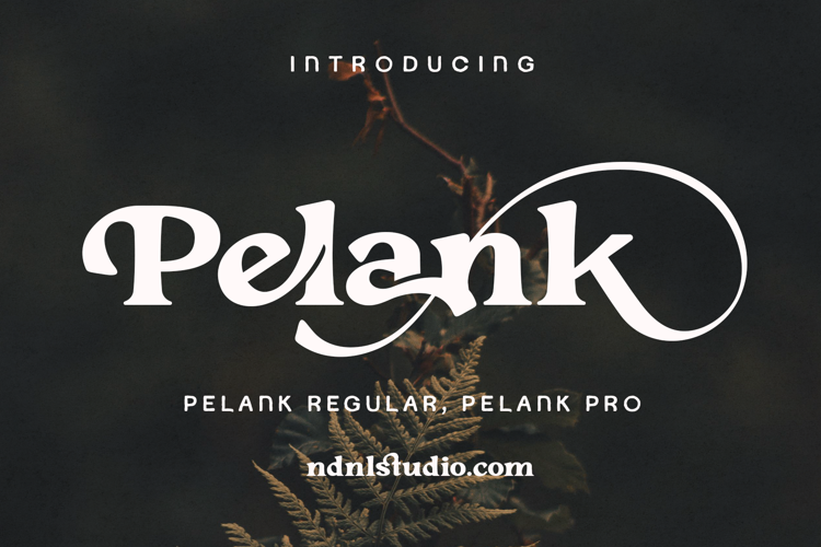 Preview of Pelank Font