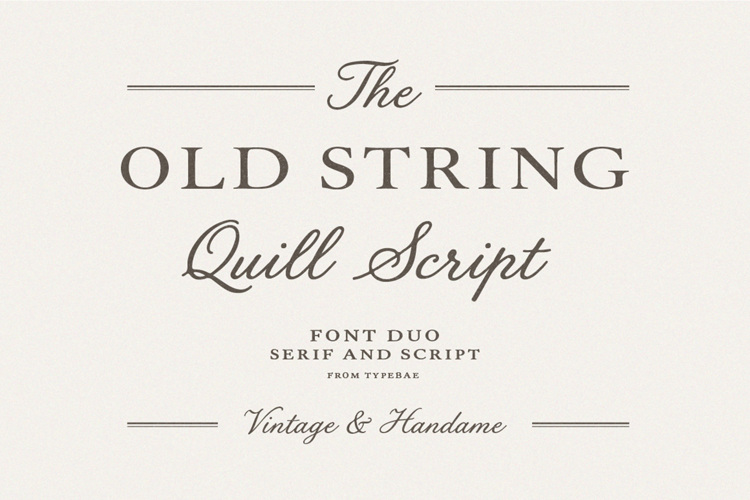 Preview of Old String Serif Font