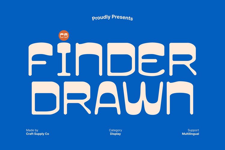 Preview of CS Finder Drawn Font