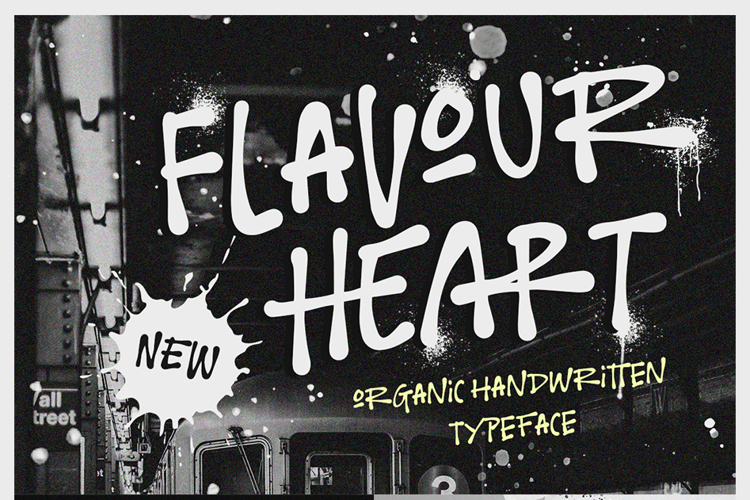 Flavour Heart Font