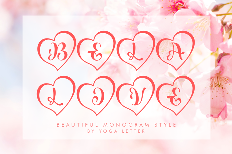 Preview of Bela Love Font