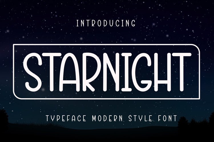 Preview of Starnight Font