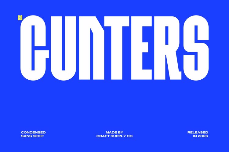 Preview of CS Gunters Font
