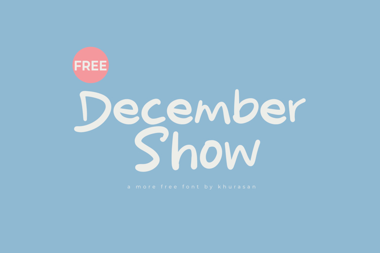 December Show Font