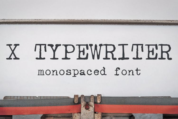 X Typewriter Font