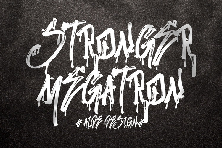 Stronger Megatron Font