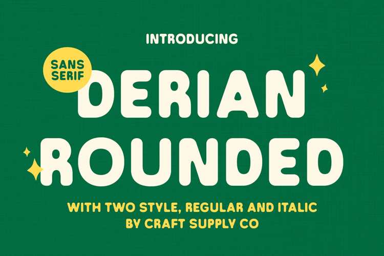 Derian Rounded Font