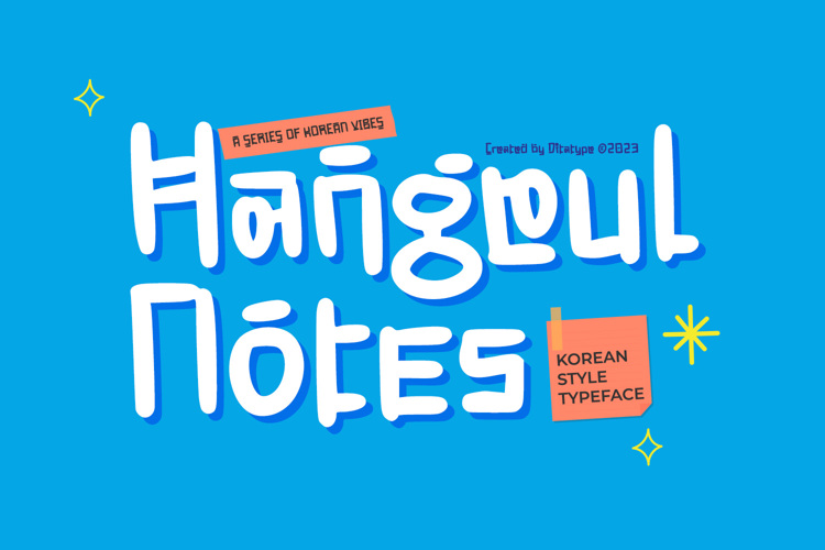 Hangeul Notes Font