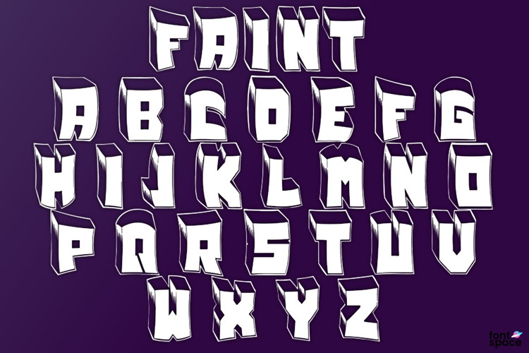 Faint Font