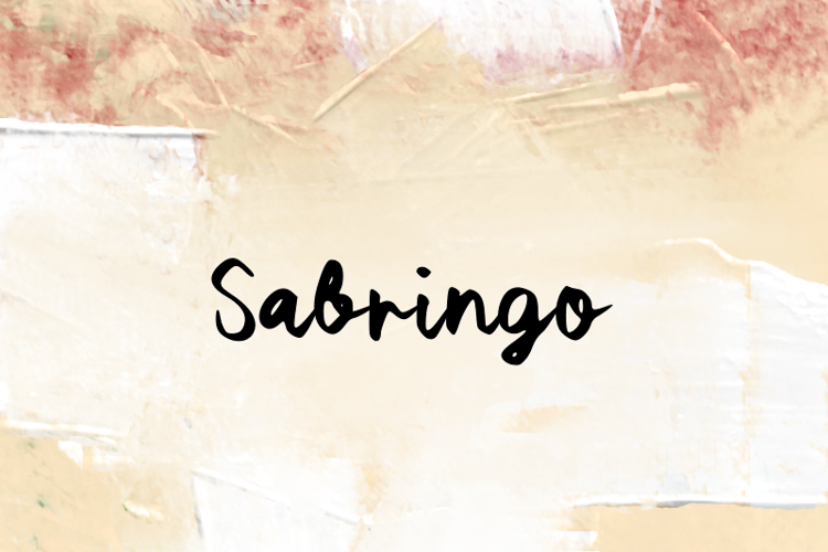 s Sabringo Font