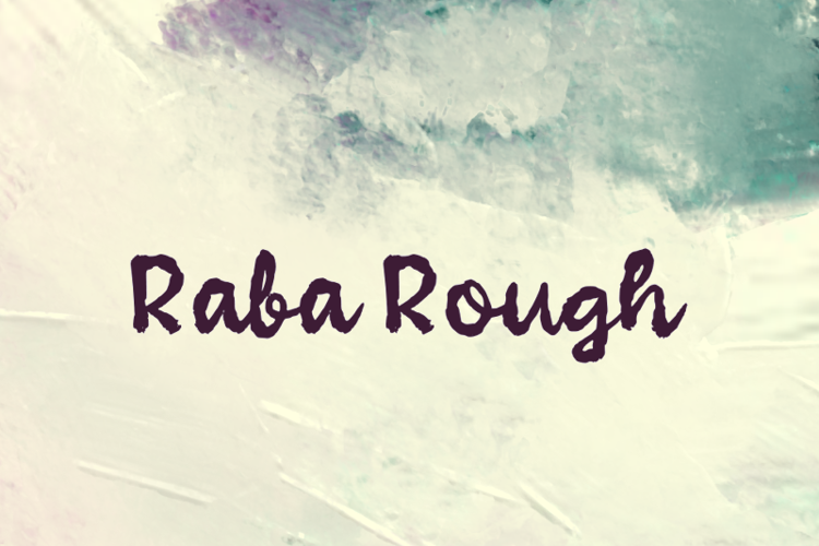 Raba Rough Font