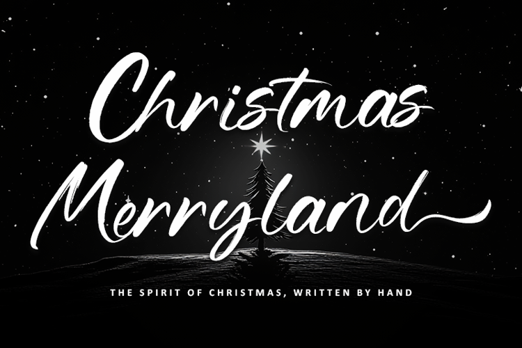 Preview of Christmas Merryland Font