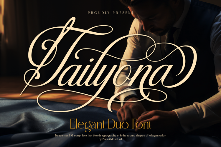 Preview of Tailyona Font