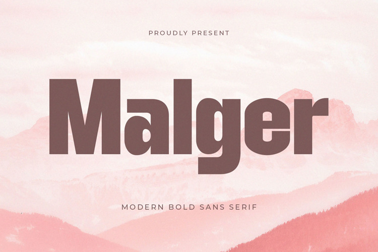 Preview of Malger Font