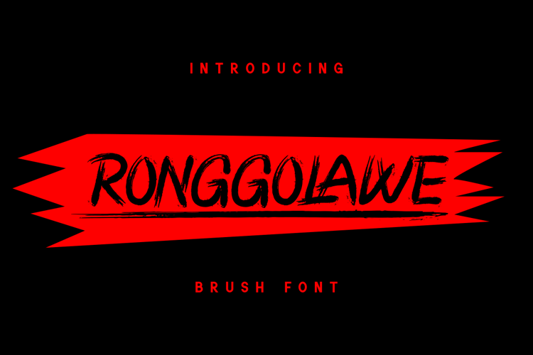 RONGGOLAWE Font