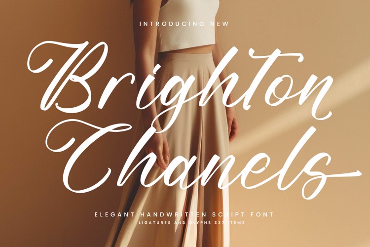 Brighton Chanels Font