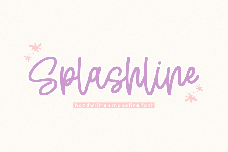 Splashline Font