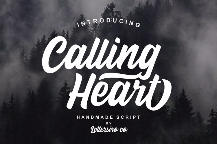 Calling Heart Font