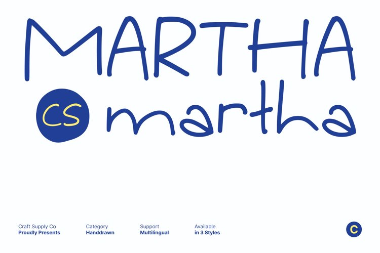 Preview of CS Martha Font