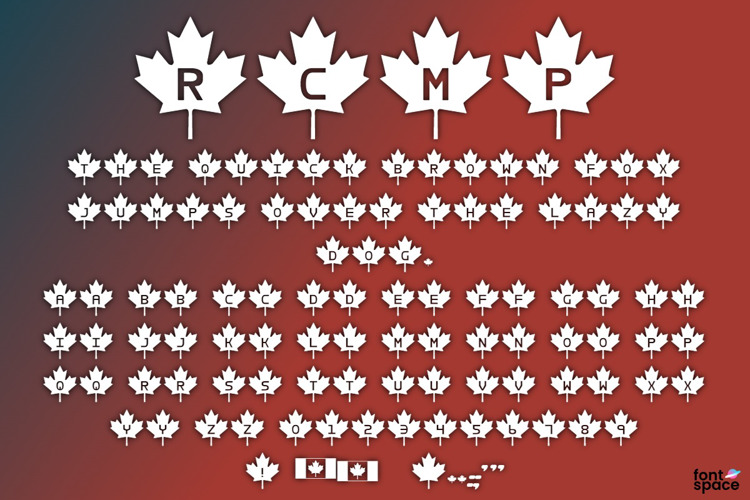 RCMP Font