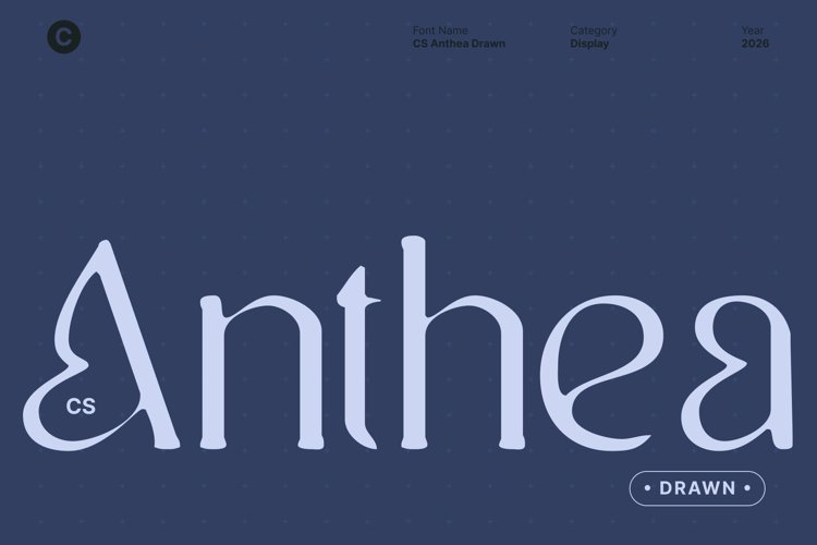 Preview of CS Anthea Drawn Font