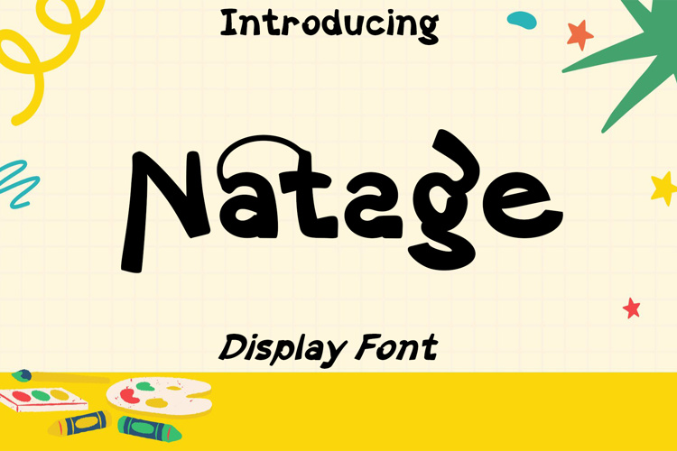 Preview of Natage Font