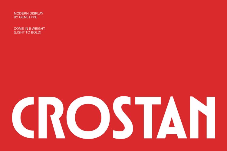 Crostan Modern Font