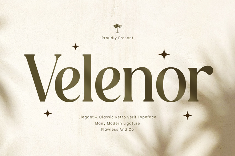 Preview of VELENOR Font