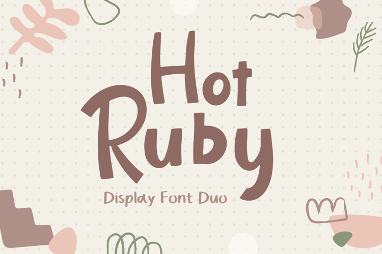 Hot Ruby Font
