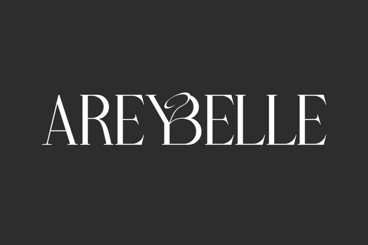 Preview of Areybelle Font