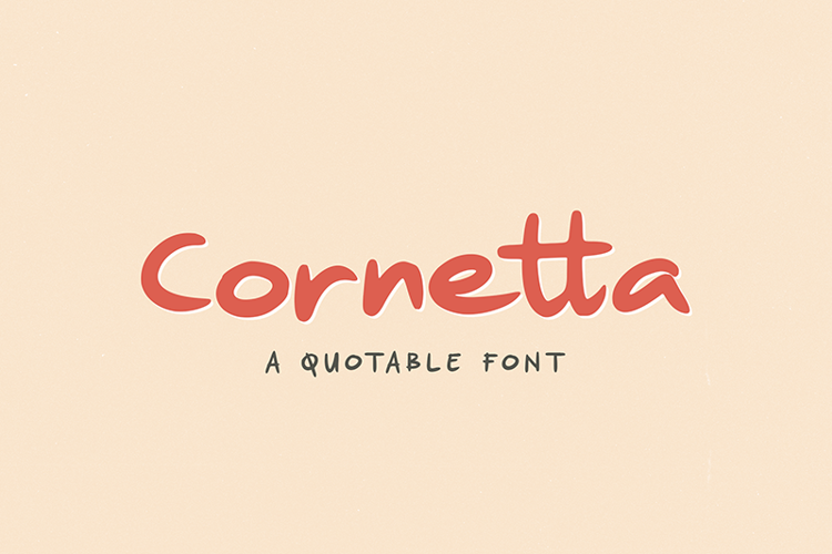 Cornetta Font