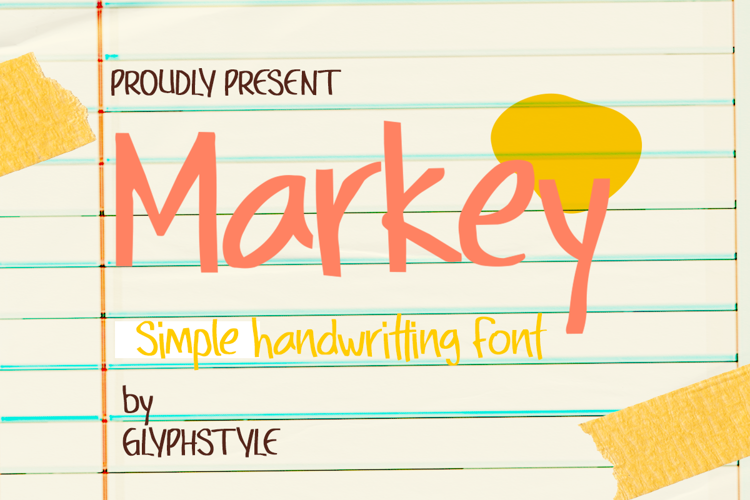Preview of Markey Font