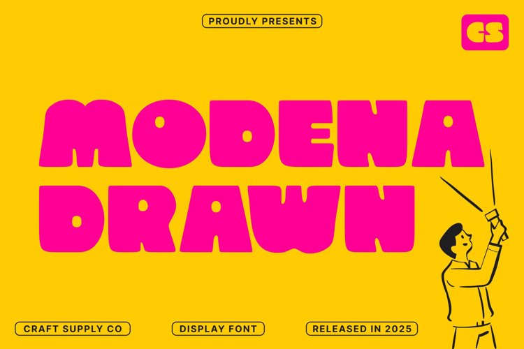 Preview of CS Modena Drawn Font