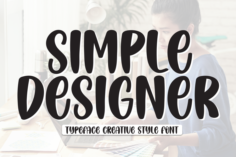 Preview of Simple Designer Font