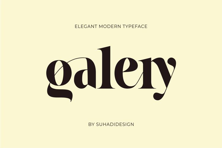 Galery Font