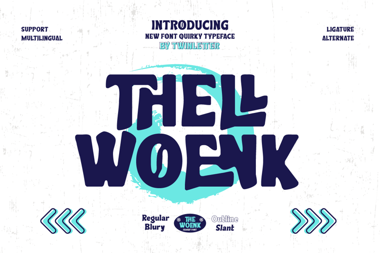 THELL WOENK Trial Font