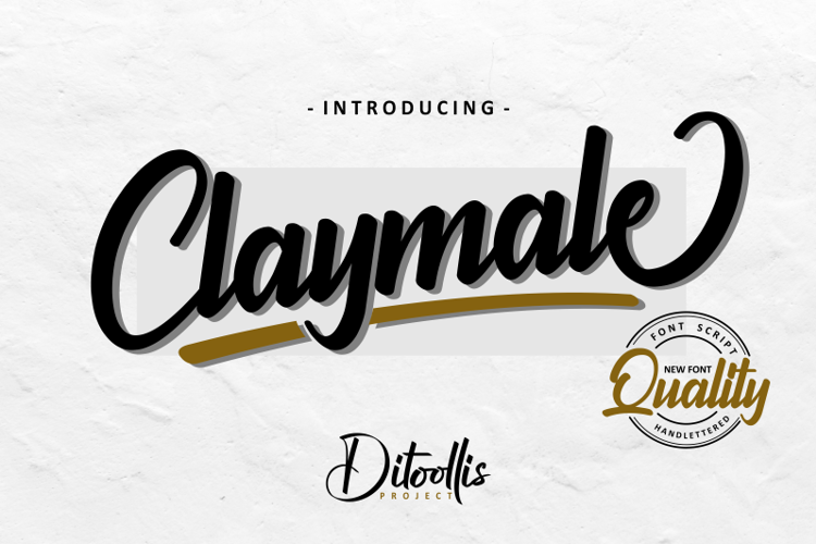 Claymale Quality Demo Font
