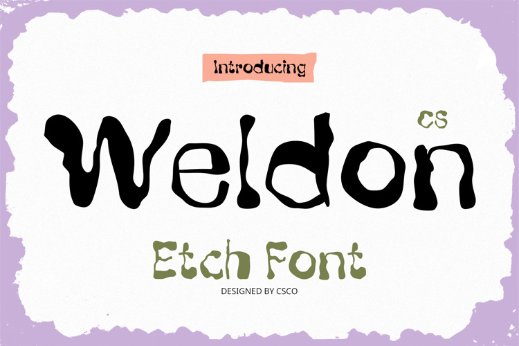 CS Weldon Font