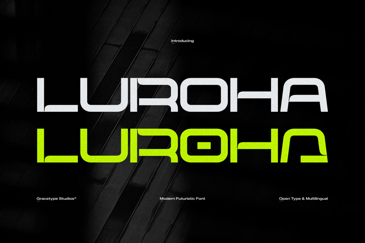 Preview of Luroha Font