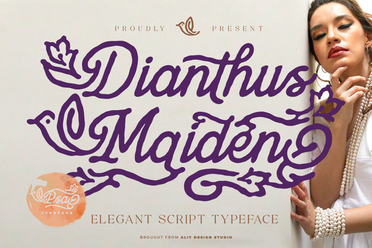Preview of Dianthus Maiden Font