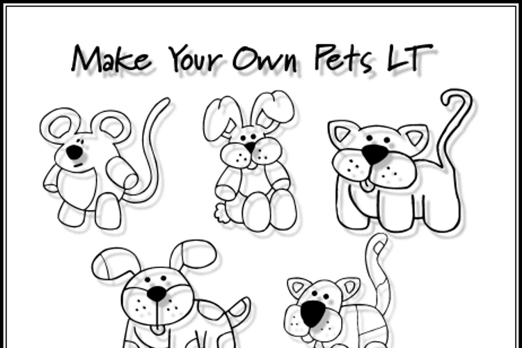 Make Your Own Pets LT Font