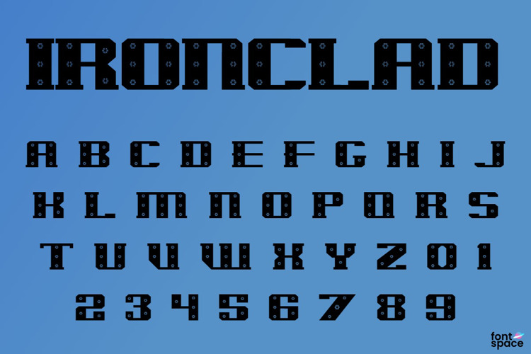 Iron Clad Font