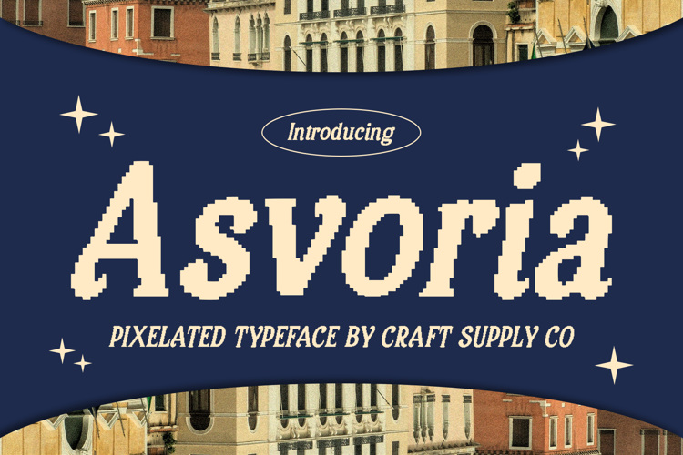 Preview of Asvoria Pixel Font