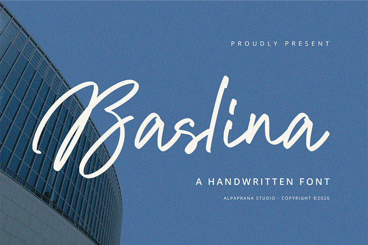 Preview of Baslina Font